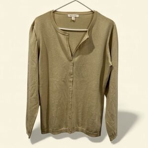 Bogari Women's Button Down Cardigan - Tan